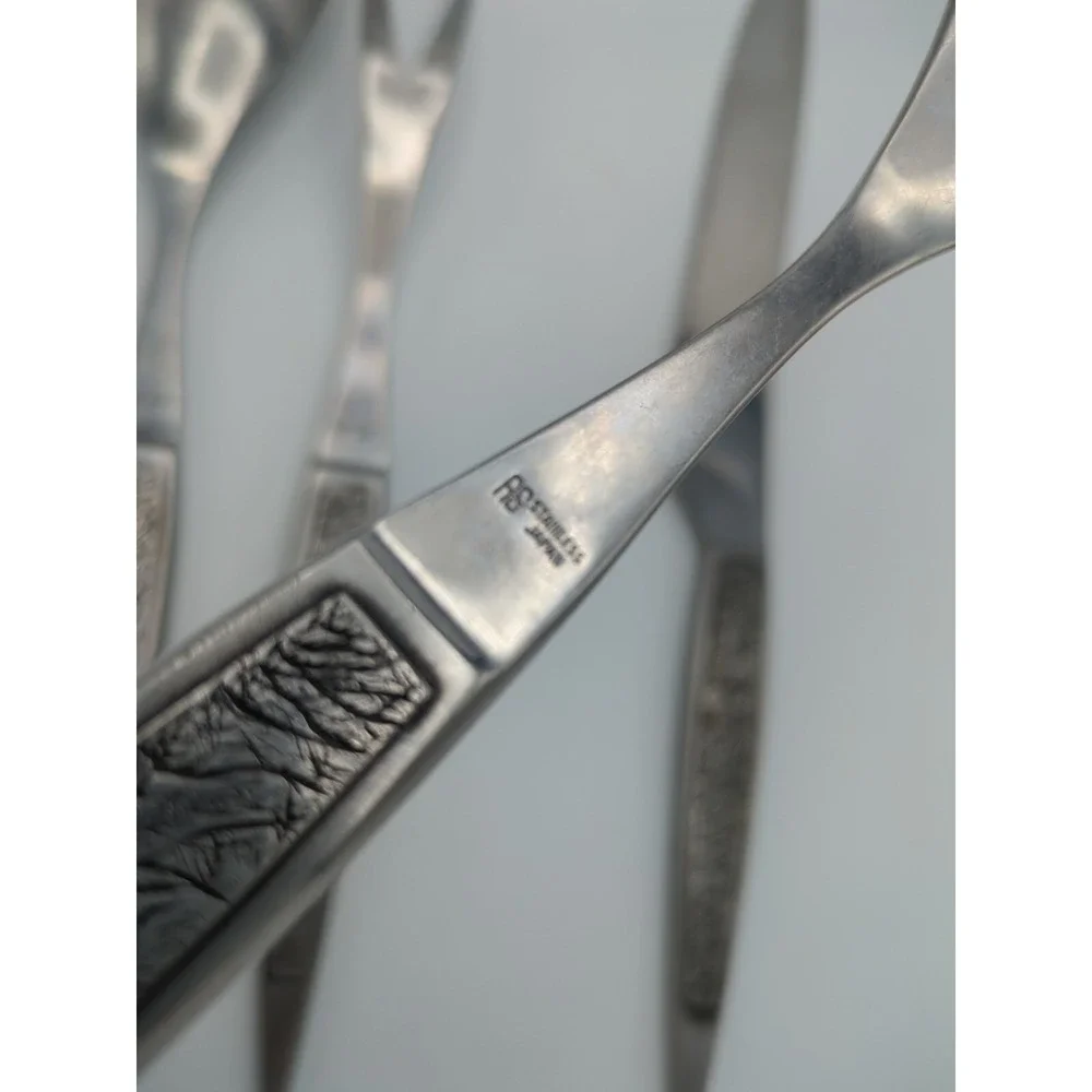 Arthur Salm Stainless Steel Hostess Serving Carving‎ Salad Set AS ASF3 MCM Japan